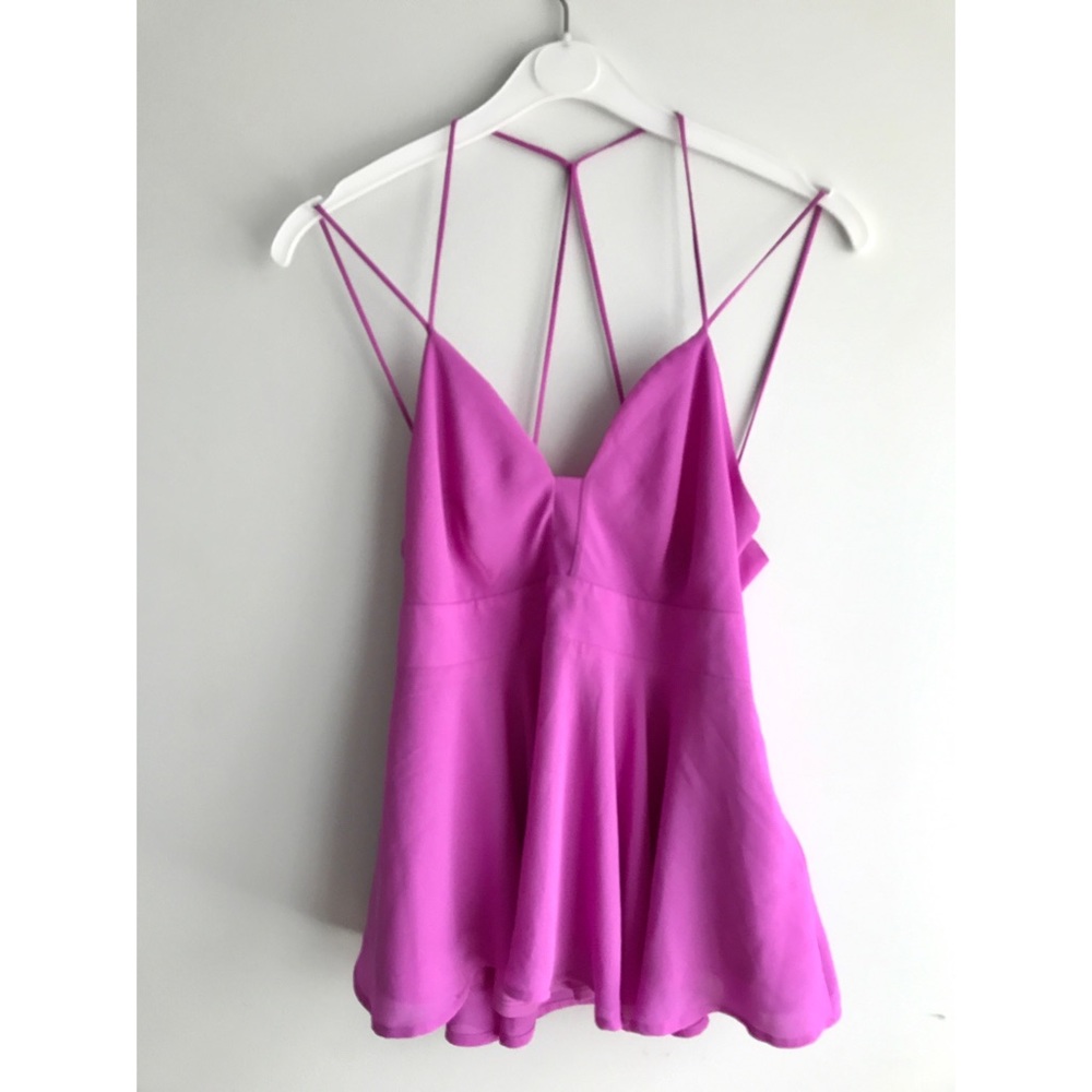 Open back shirt - Express (pink/lilac)